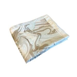 Kate Spade x Kravet Marble Swirl Fabric 3.4 yds + Blue Gray Ivory Rare Designer